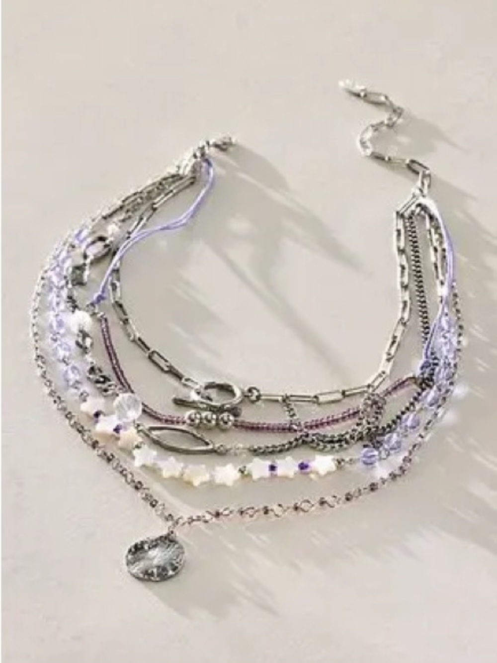 New Free People Starry layer necklace